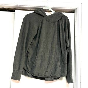 Women's Gray Hoodie Top